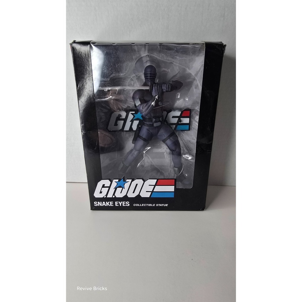 Hasbro GI Joe Snake Eyes PCS Collectible 8" Statue 2020 Brand New NRFB Great